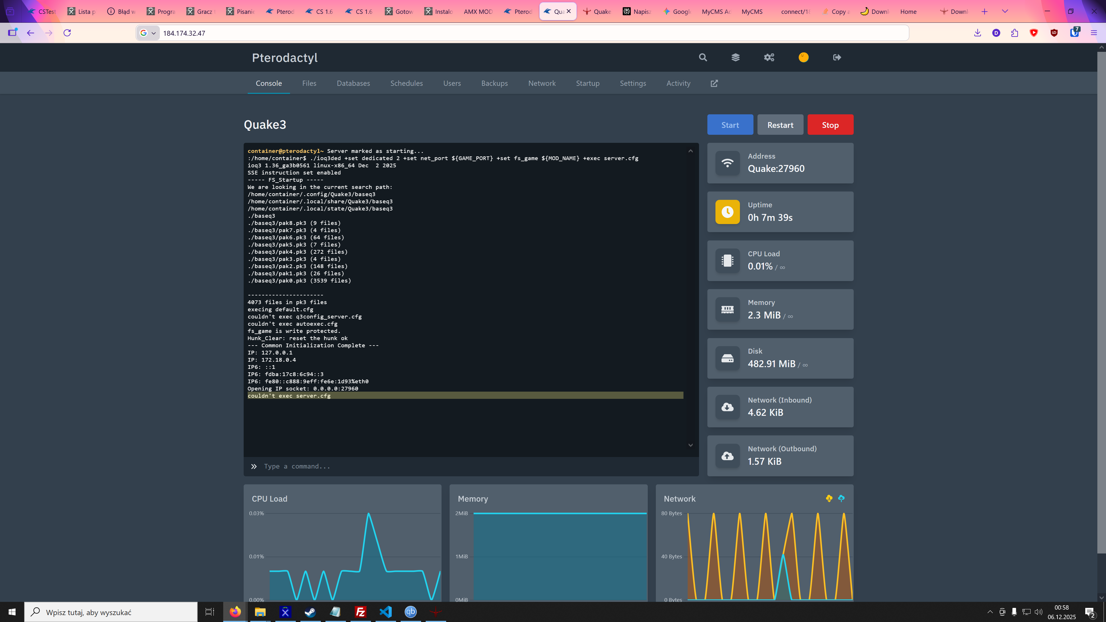 Oto przykładowy wpis